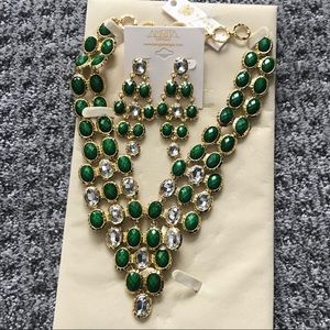 Amrita Singh necklace and earring set
